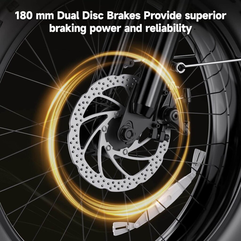 GOKEEP Electric Bikes - Mechanical Dual Disc Braking System