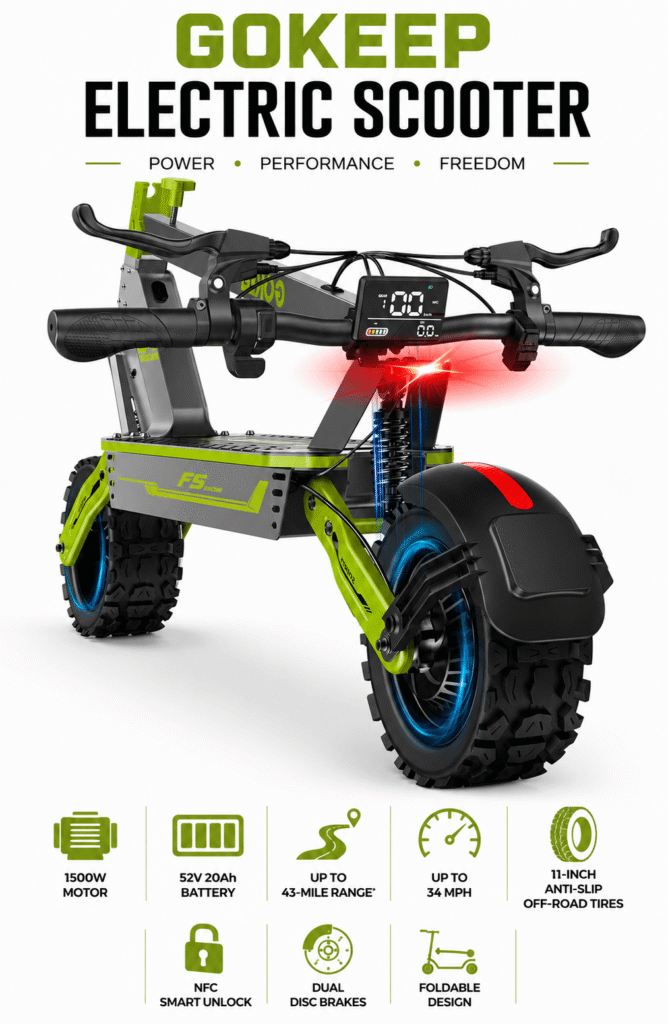 GOKEEP Electric Scooter