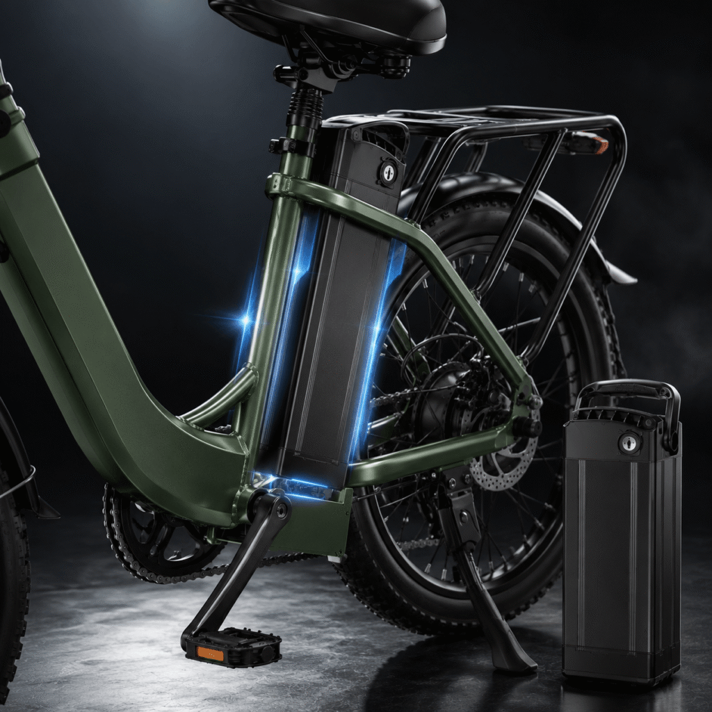 GOKEEP Electric Bike - Removable battery systems