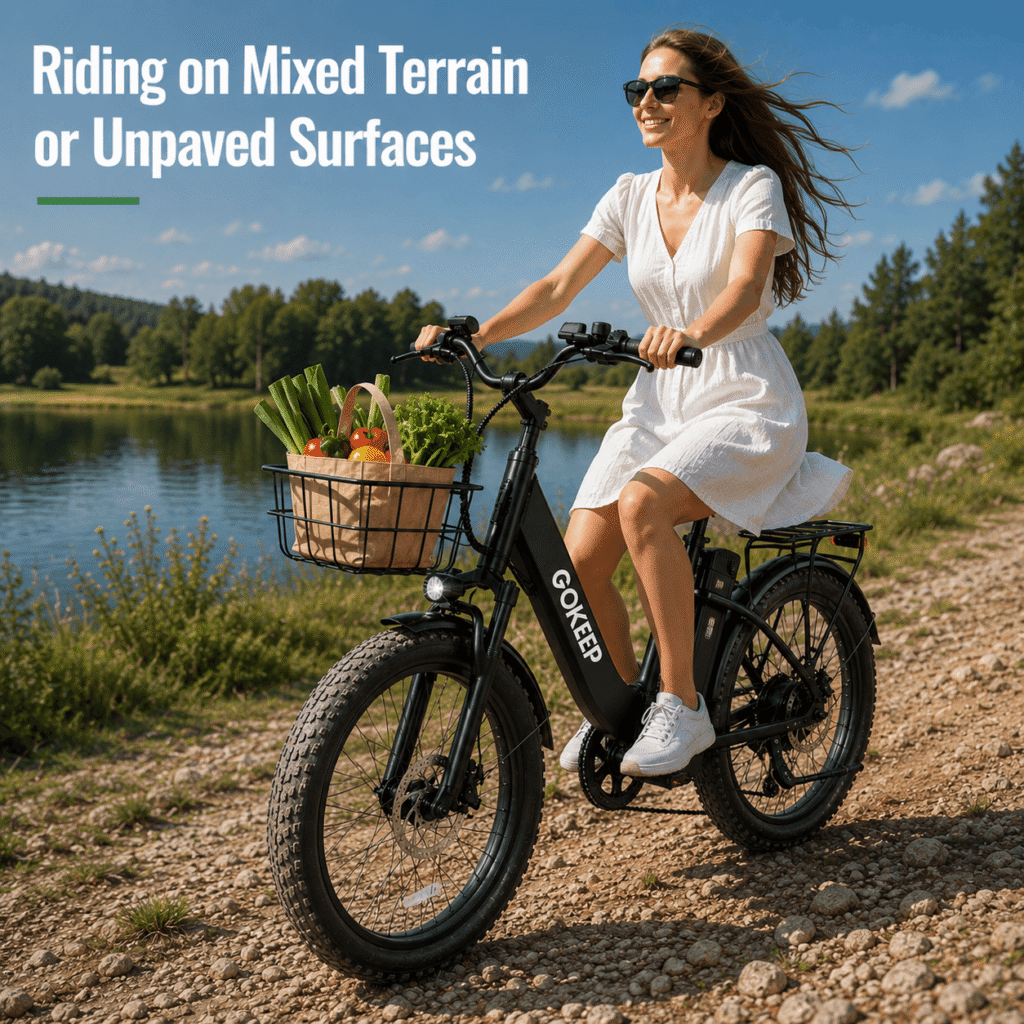 GOKEEP - Riding on Mixed Terrain or Unpaved Surfaces